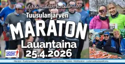 Tuusulanjärven Maraton • Lauantai 25.4.2026 klo 9.00 - 17.00