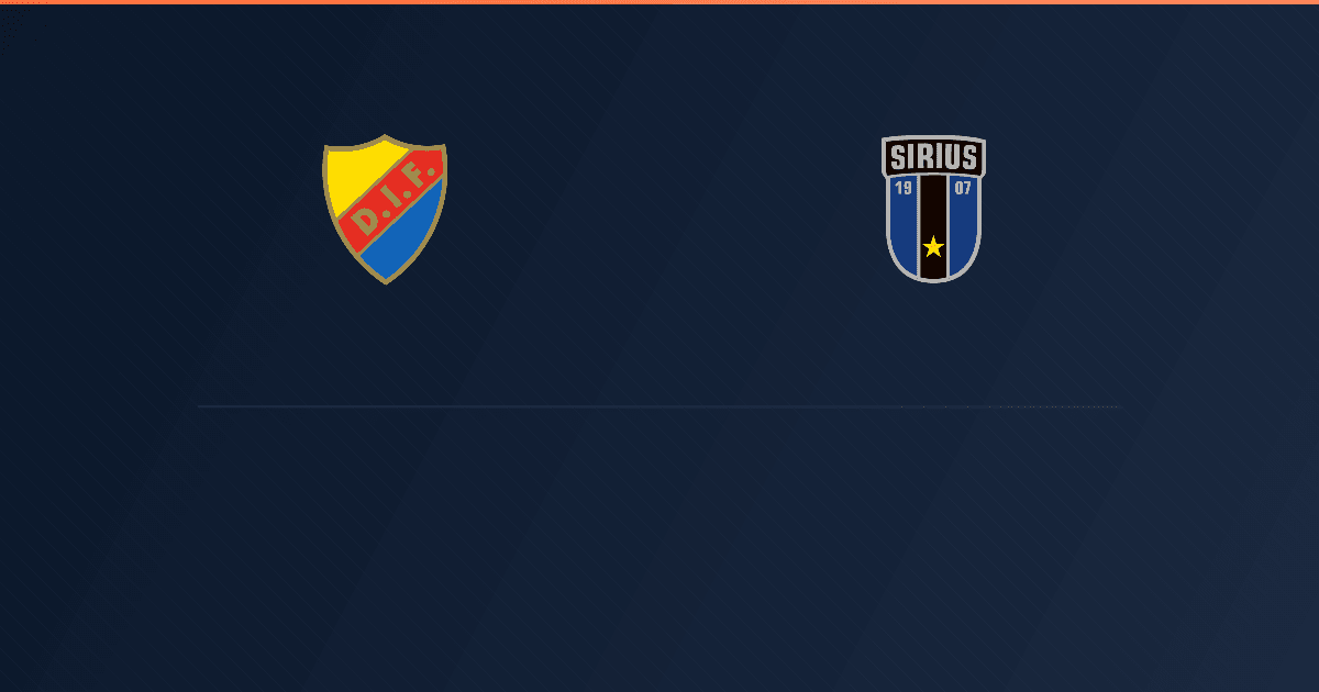 Djurgården vs Sirius