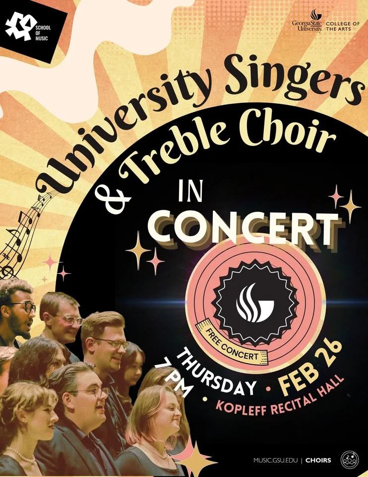 University Singers & Treble Choir in Concert
