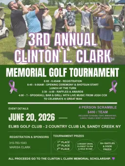 3rd Annual Clinton L Clark Memorial Golf Tournament
