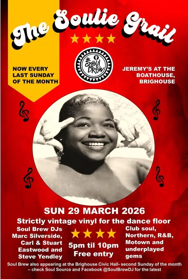 Now every last Sunday ⭐️Soul Brew vinyl session ⭐️ 5pm start ⭐️ free entry