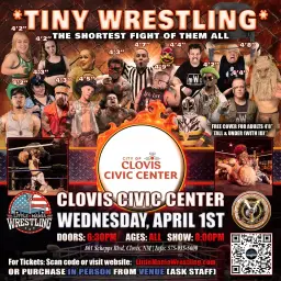 Clovis, NM - Mini Wrestling All * Stars @ Clovis Civic Center