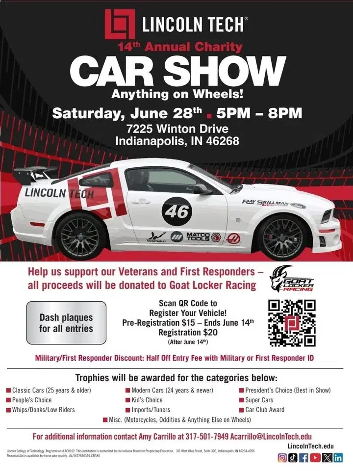 Lincoln Tech 14th Annual Car Show