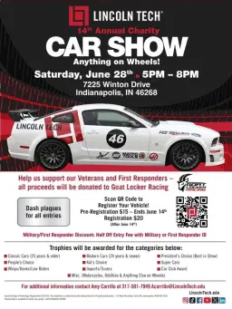 Lincoln Tech 14th Annual Car Show