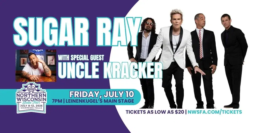 Sugar Ray with Special Guest Uncle Kracker at the Northern Wisconsin State Fair