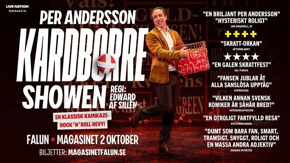 Kardborreshowen med Per Andersson | Magasinet Falun