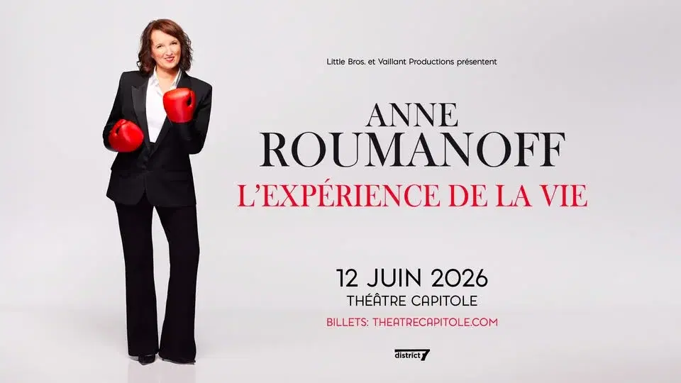 Anne Roumanoff - L'expérience de la vie // Vendredi 12 juin 2026 // Théâtre Capitole