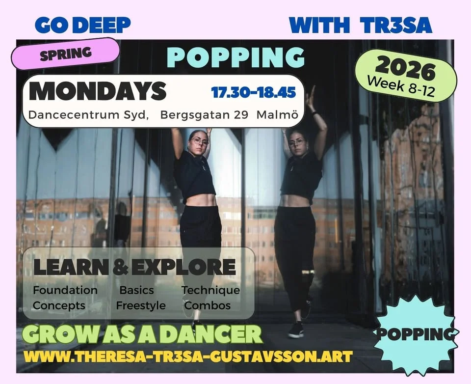 Popping dance with Tr3sa
