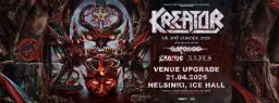 TuskaLive: Kreator 21.4.2026, Helsingin Jäähalli
