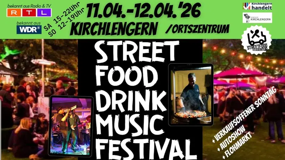 Streetfood Drink & Musik Festival Kirchlengern