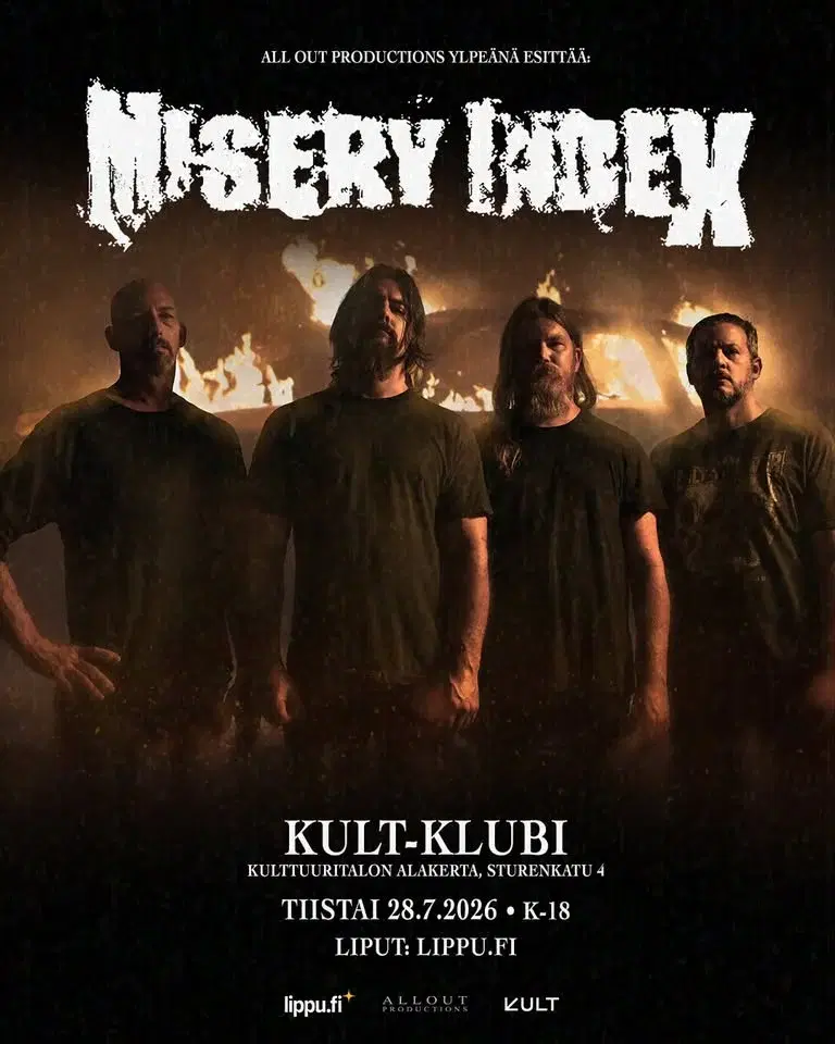 Misery Index (USA) W/ Support | KULT-klubi