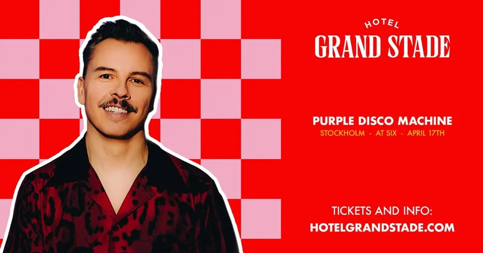 Purple Disco Machine checks in at Hotel Grand Stade