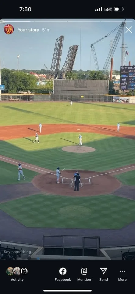 Take me out to the ballgame Tavern Style Fireworks Edition