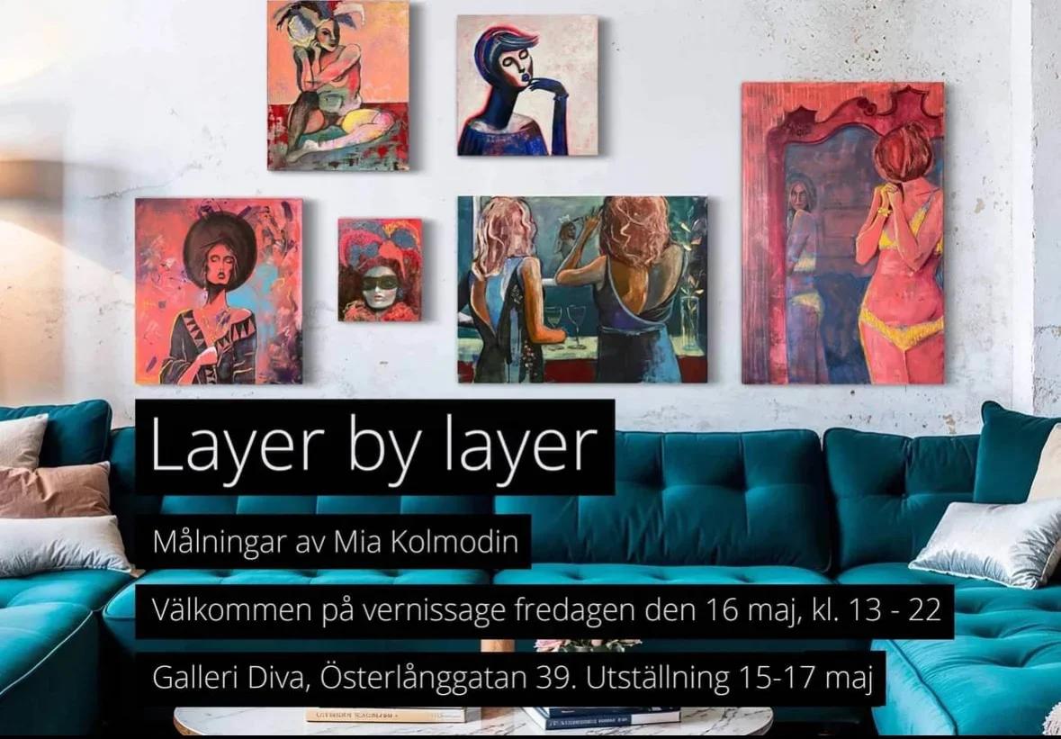 Layer by layer – konstutställning av Mia Kolmodin 🎨✨