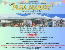 Flea Market! Market Street District, Hillyard