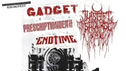 026(66) FEST - This Gift Is A Curse, Prescriptiondeath, Endtime, Gadget LIVE på Musikhuset Gävle