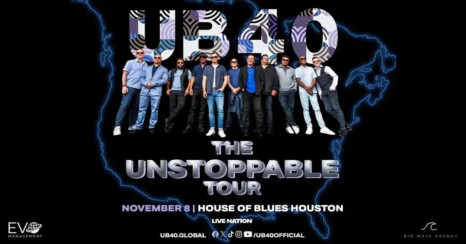 UB40 - THE UNSTOPPABLE TOUR 2026