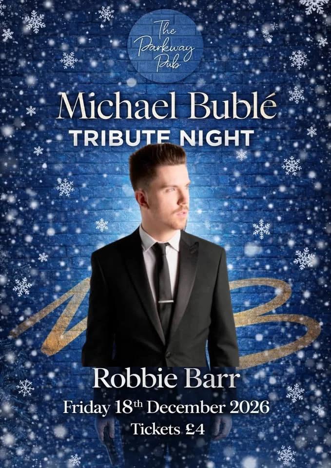 A Holly Jolly Christmas Party with Michael Buble Tribute by Robbie Barr