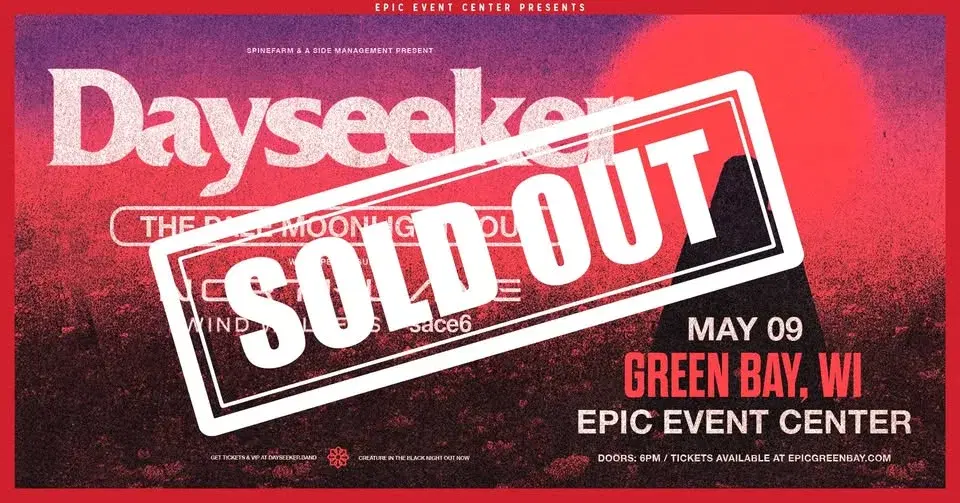 DAYSEEKER: The Pale Moonlight Tour w/ Northlane, Wind Walkers & sace6