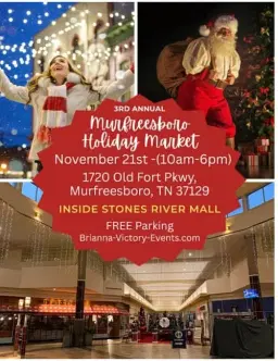 3rd Annual Murfreesboro Holiday Market