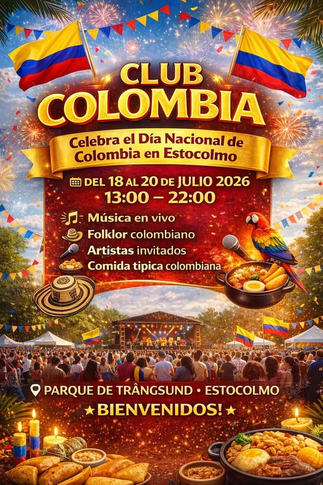 DIA NACIONAL DE COLOMBIA ESTOCOLMO