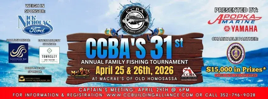 CCBA's 31st Annual Family Fishing Tournament