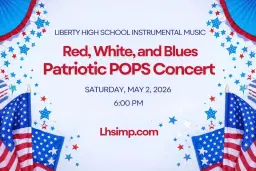 2026 Patriotic Pops Concert - Red, White, and Blues