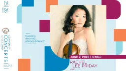 Rachel Lee Priday, violin