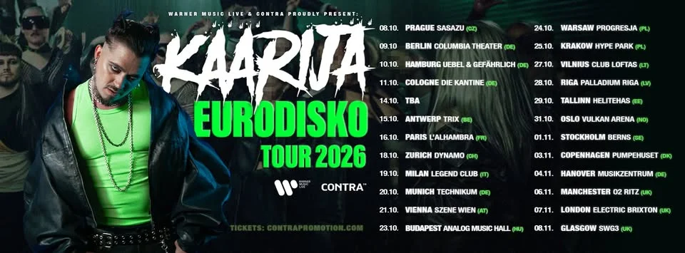 Käärijä - Eurodisko-Tour 2026 | HAMBURG