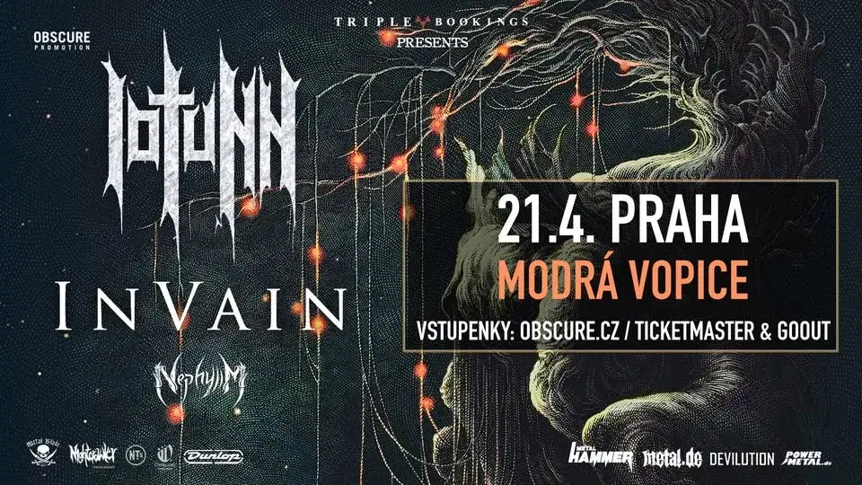 IOTUNN, IN VAIN, NEPHYLIM - Praha