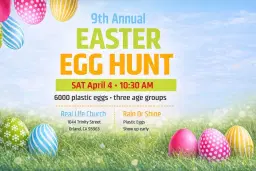 The Hunt Is On (9th Annual Easter Egg Hunt in Orland)