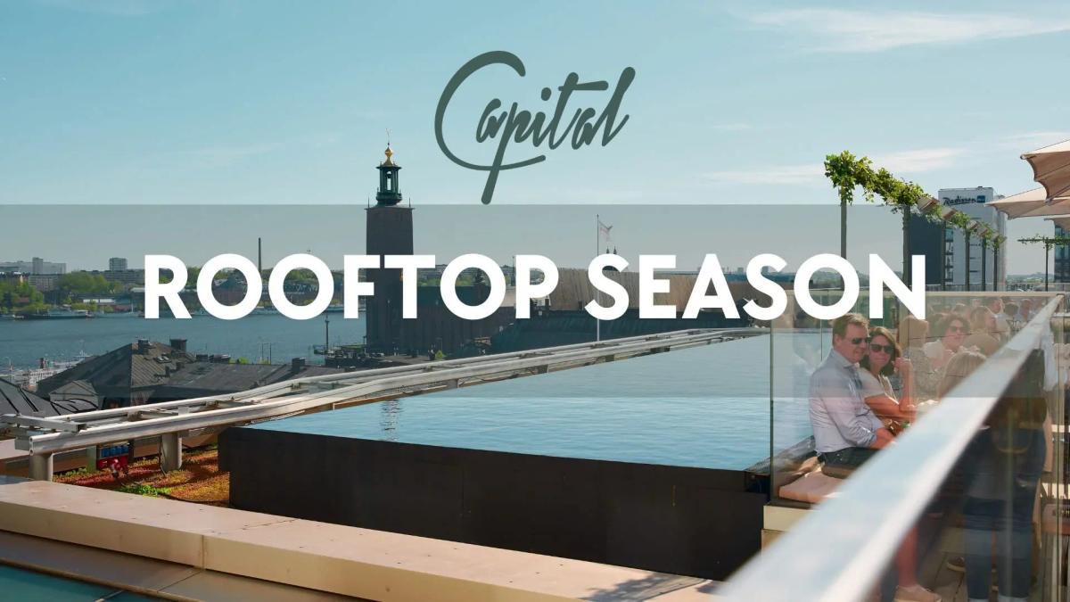 🌞 Sommarpremiär på Rooftop Capital! 🍹🎶