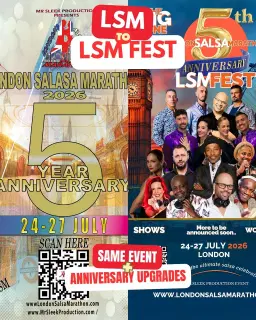 LONDON SALSA MARATHON/FEST 5 YEAR ANNIVERSARY 2026