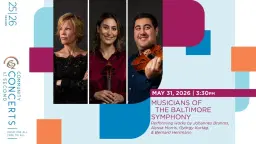 Musicians of the Baltimore Symphony - 5/31/26