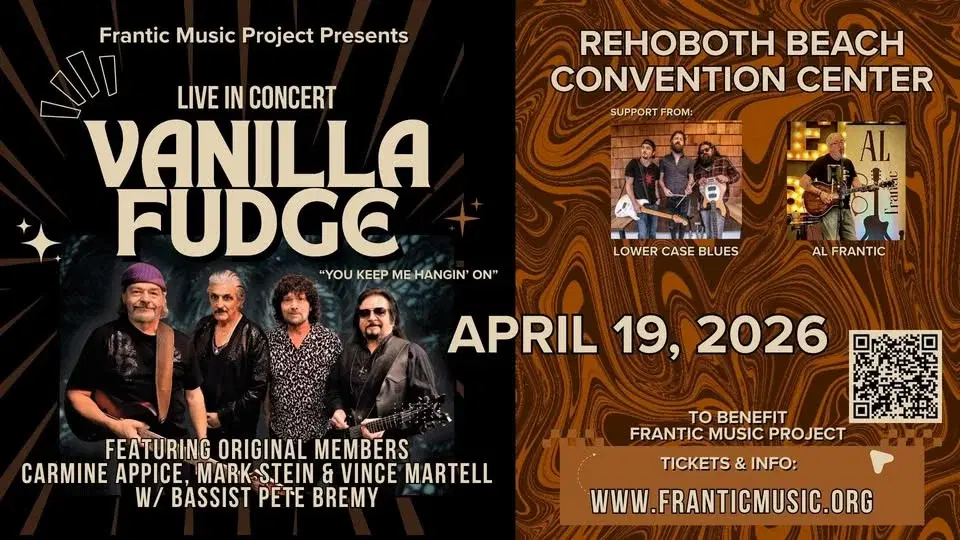 Vanilla Fudge Rehoboth Beach Convention Center - Concert to Benefit Frantic Music Project