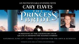 The Princess Bride: An Inconceivable Evening with Cary Elwes