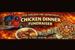 2026 Sheldon Fire Department Chicken Dinner Fundraiser
