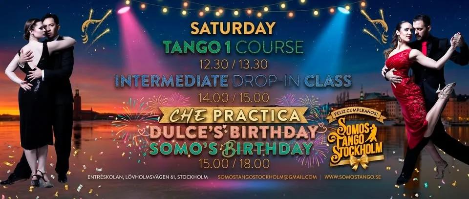 🌟Dulce’s Birthday and the Anniversary of the School / Tango 1, Intermediate Class & CHE Practica🌟
