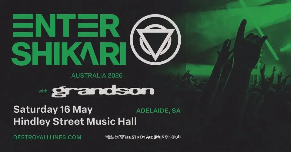 Enter Shikari // Adelaide // with Grandson // Hindley Street Music Hall // 18+