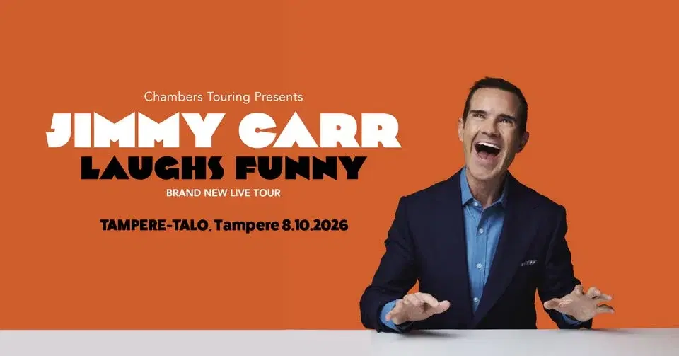 Jimmy Carr : Laughs Funny - Tampere 8.10.2026