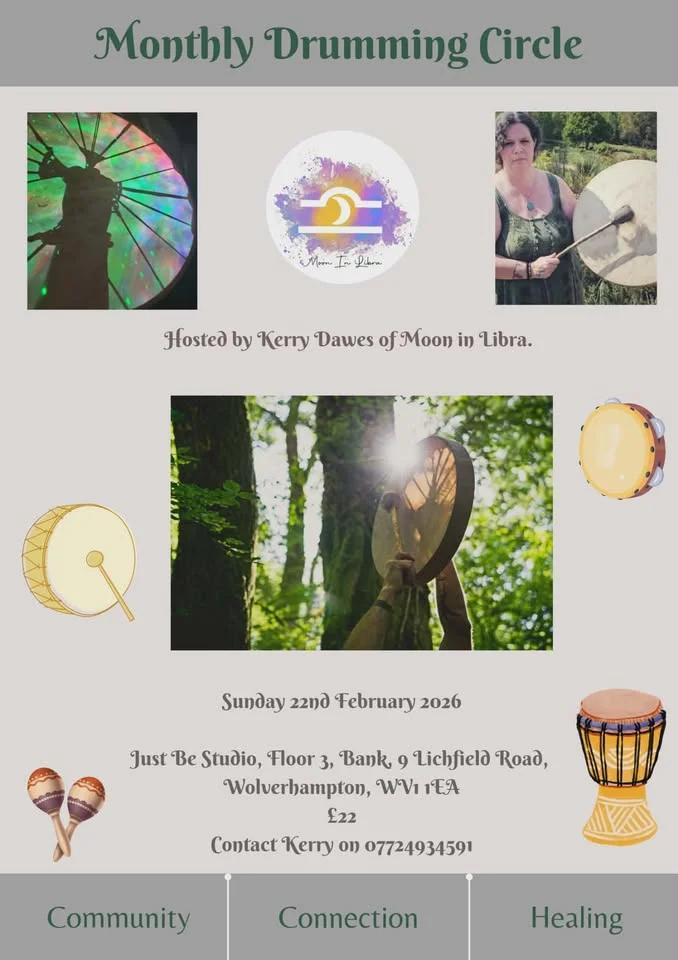 NEW Monthly Drumming Circle Wolverhampton
