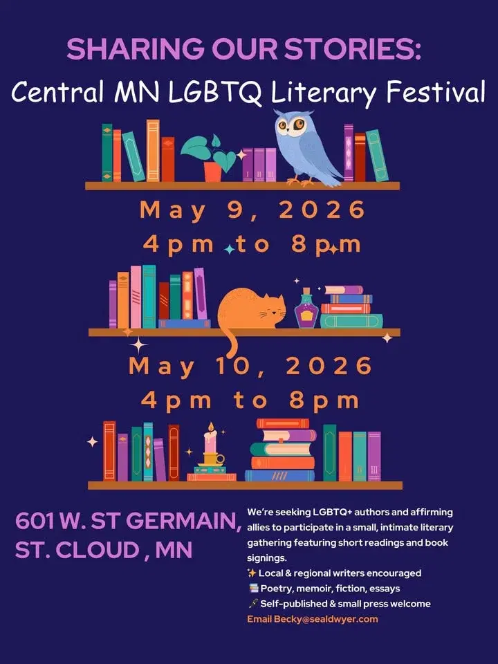 Sharing Our Stories: Central MN LGBTQ Literary Festival