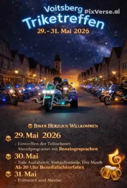 Trike Treffen 29-31 Mai Voitsberg inkl. Lichterfahrt