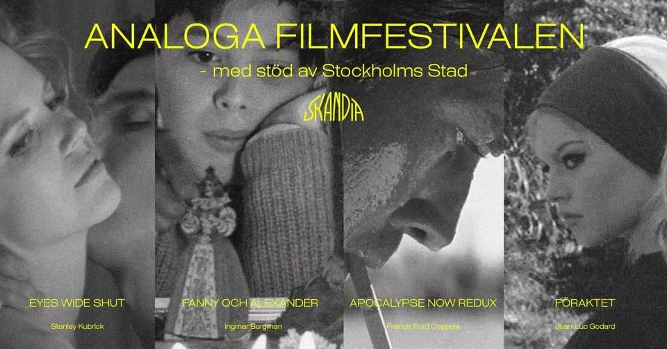 Analoga Filmfestivalen på Bio Skandia 12 dec - 31 jan