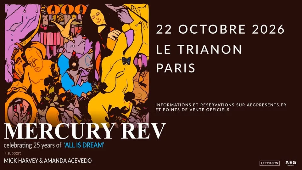 Mercury Rev • Le Trianon, Paris • 22 octobre 2026