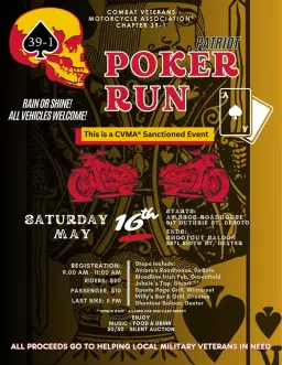 CVMA ®️ 39-1 Annual Patriot Poker Run