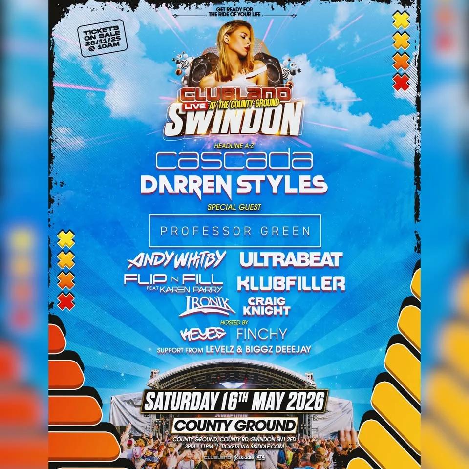 Clubland Live At The County Ground - Swindon