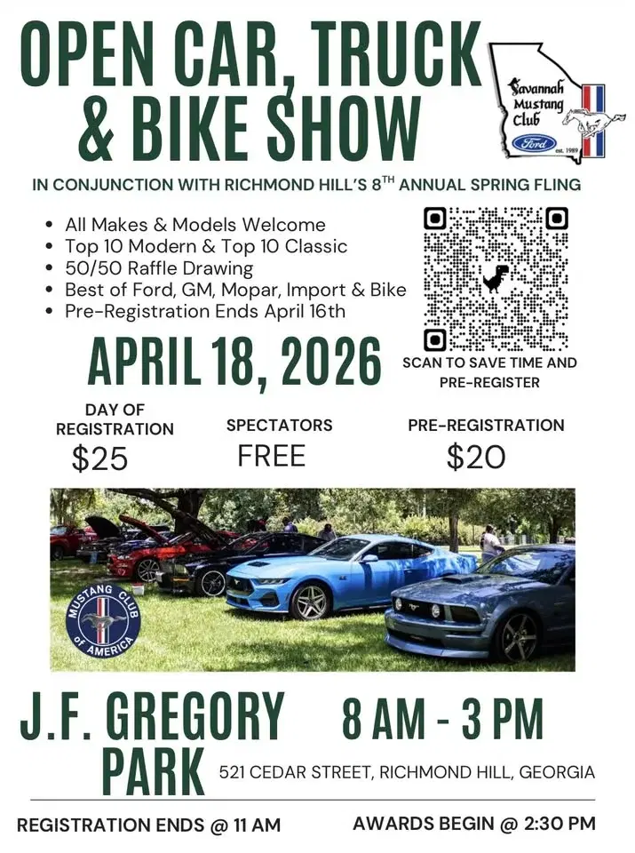 Open Car, Truck, & Bike Show (RH 8th Annual Spring Fling)