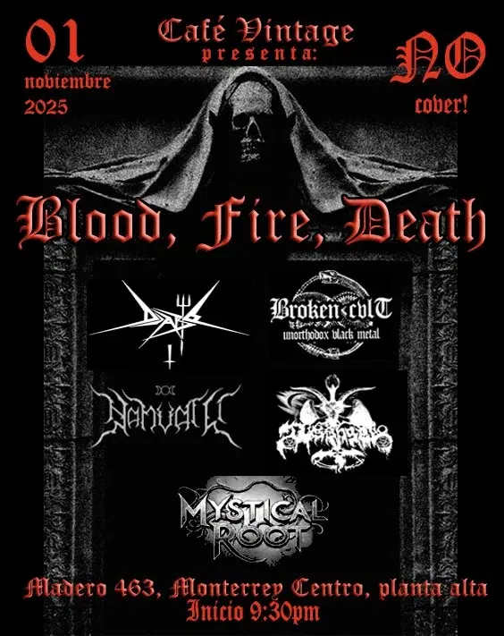 Blood, Fire, Death. 5 abril ,2050