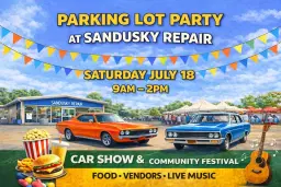 Parking Lot Party - Car Show and Community Festival